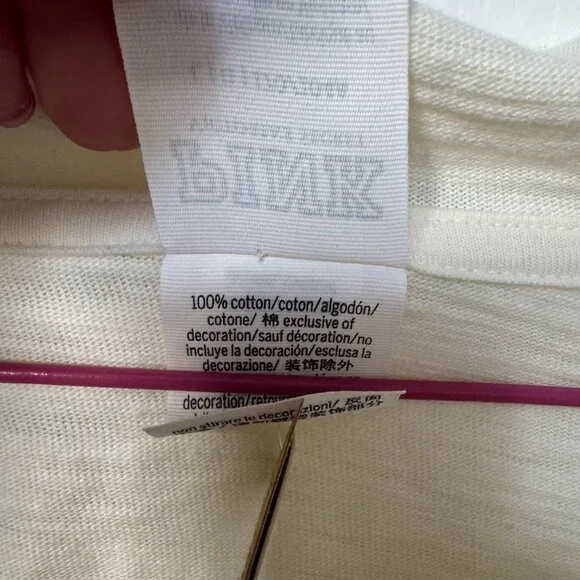 Victoria's Secret PINK Cream Full Zip Hoodie New With Tags Size Large Light - Picture 7 of 7